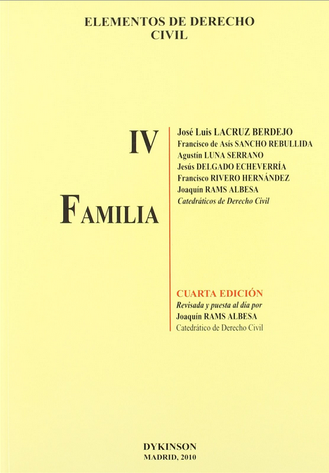 ELEMENTOS DE DERECHO CIVIL (IV)