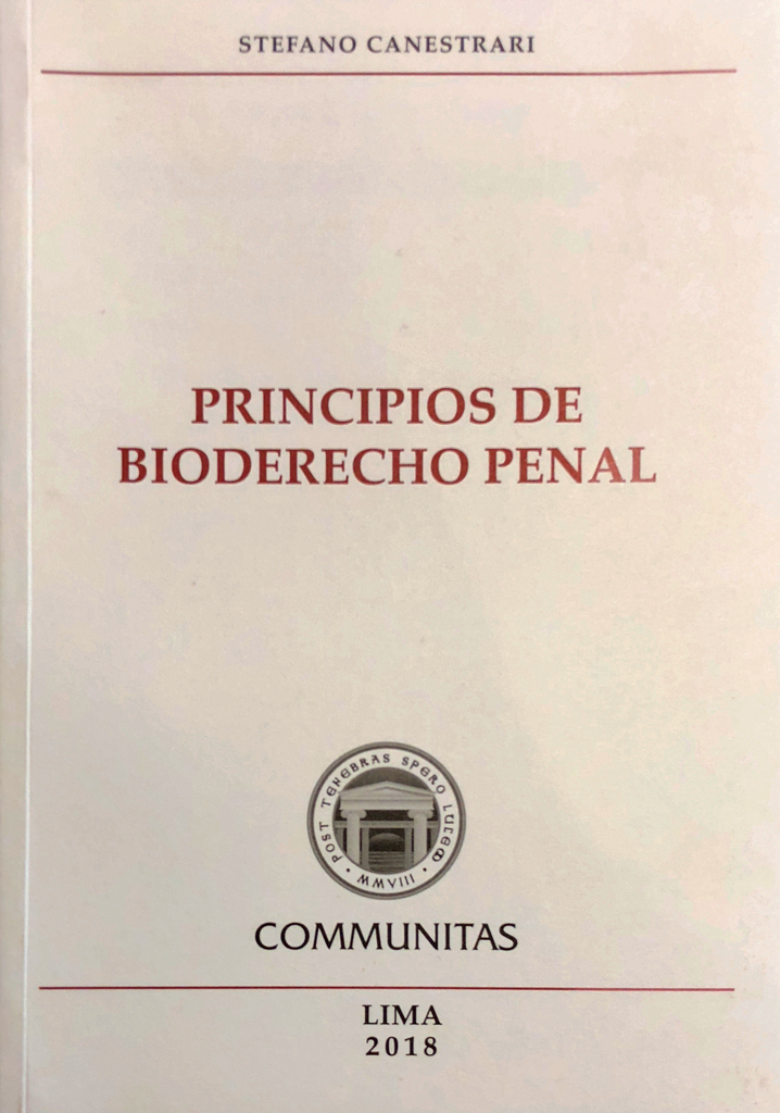 PRINCIPIOS DE BIODERECHO PENAL