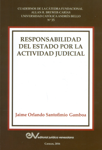 RESPONSABILIDAD DEL ESTADO POR LA ACTIVIDAD JUDICIAL