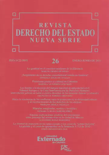 REVISTA DERECHO DEL ESTADO N° 26