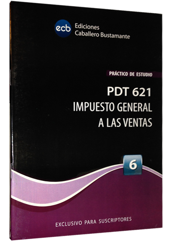 PDT 621 IMPUESTO GENERAL A LAS VENTAS