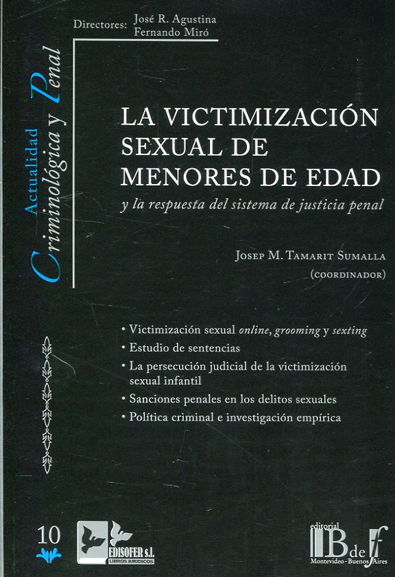 LA VICTIMIZACIÓN SEXUAL DE MENORES DE EDAD