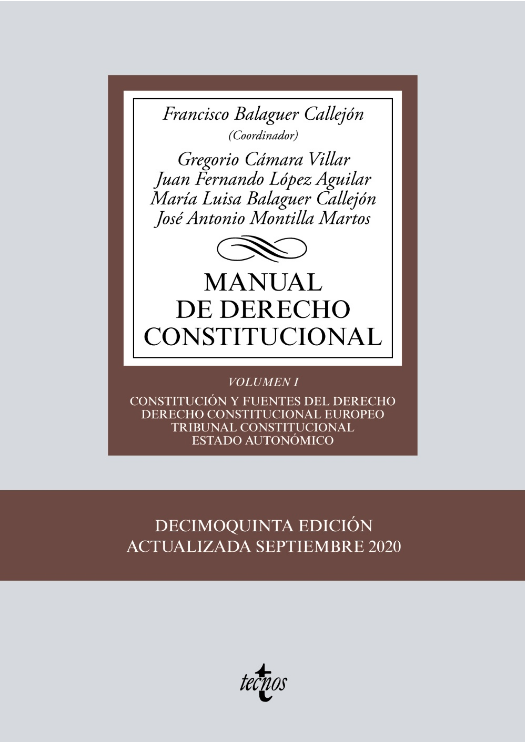 MANUAL DE DERECHO CONSTITUCIONAL I