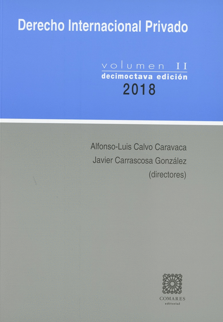 DERECHO INTERNACIONAL PRIVADO II