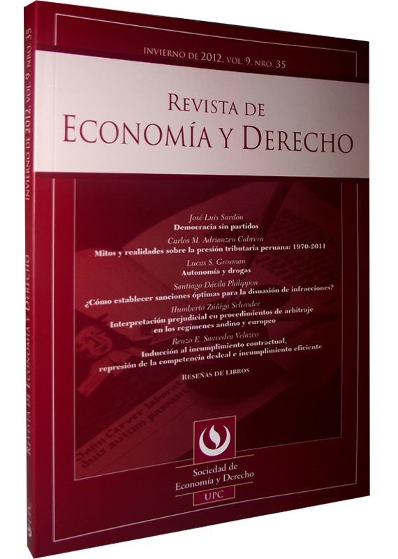 REVISTA DE ECONOMÍA Y DERECHO, 35