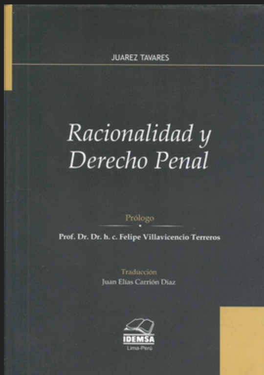 RACIONALIDAD Y DERECHO PENAL