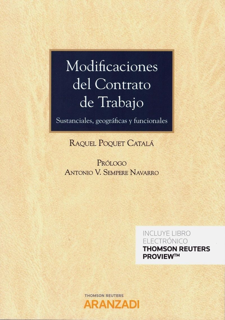 MODIFICACIONES DEL CONTRATO DE TRABAJO