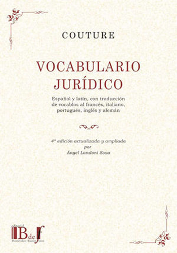 VOCABULARIO JURÍDICO