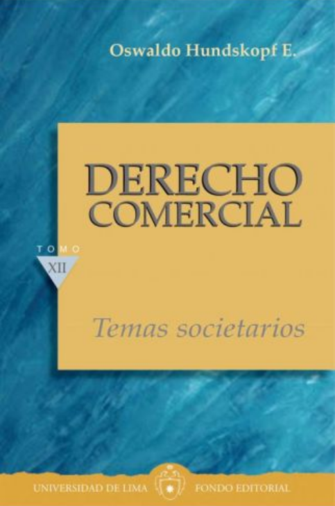 DERECHO COMERCIAL (tomo XII)