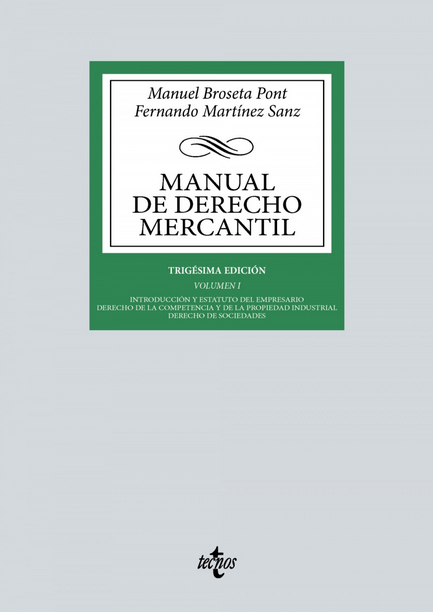MANUAL DE DERECHO MERCANTIL I