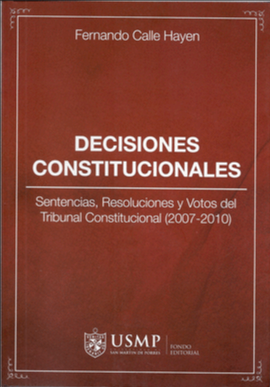 DECISIONES CONSTITUCIONALES