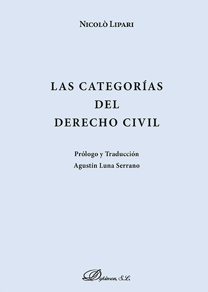 LAS CATEGORÍAS DEL DERECHO CIVIL