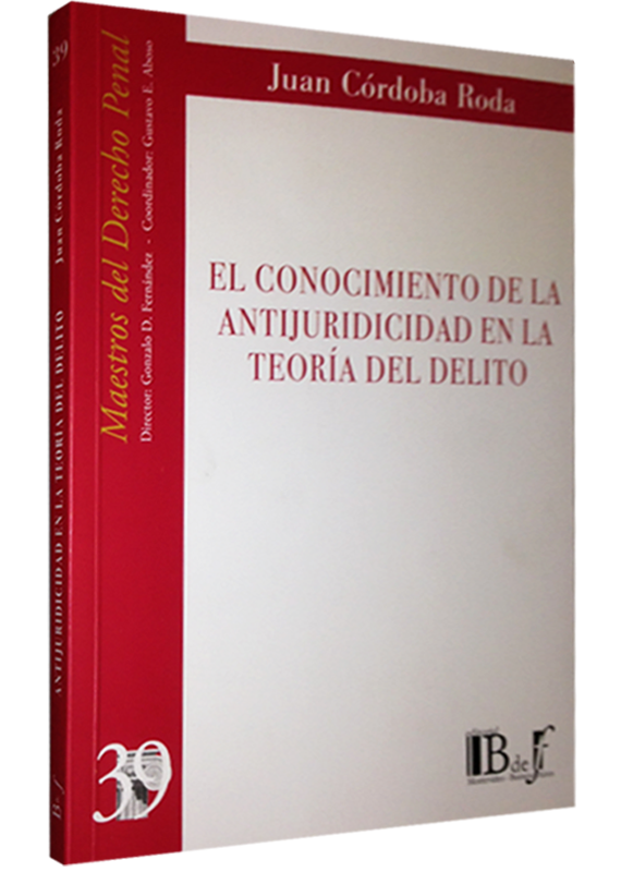 EL CONOCIMIENTO DE LA ANTIJURIDICIDAD EN LA TEORÍA DEL DELITO