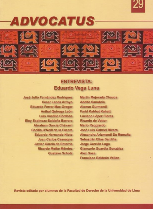 REVISTA ADVOCATUS 29