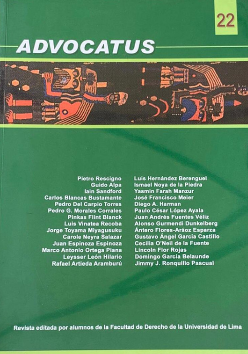 REVISTA ADVOCATUS 22