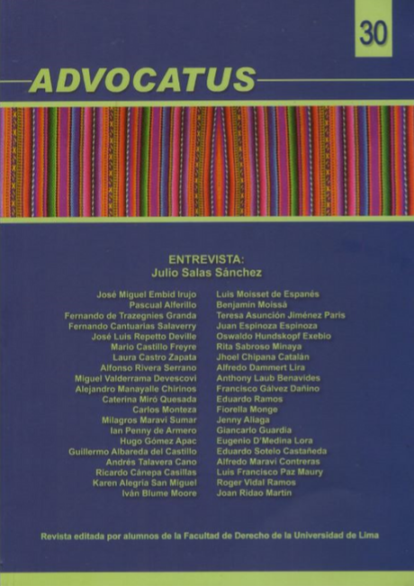 REVISTA ADVOCATUS 30