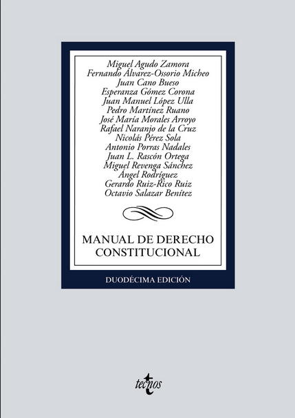 MANUAL DE DERECHO CONSTITUCIONAL