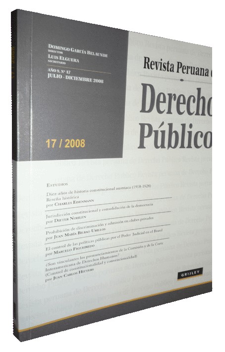 REVISTA PERUANA DE DERECHO PÚBLICO 17