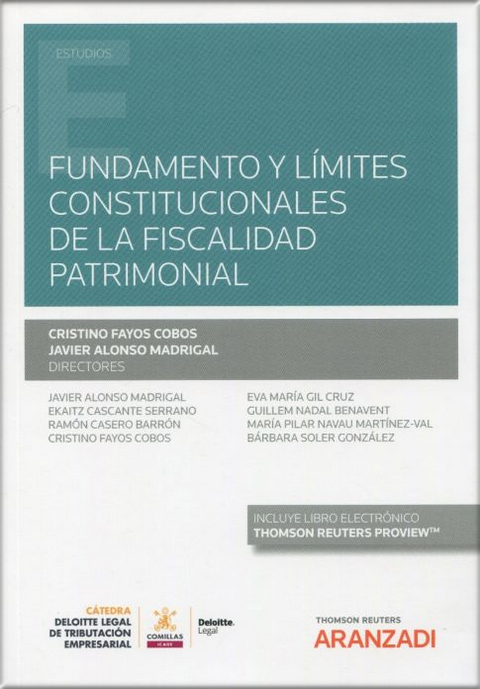 FUNDAMENTO Y LÍMITES CONSTITUCIONALES DE LA FISCALIDAD PATRIMONIAL