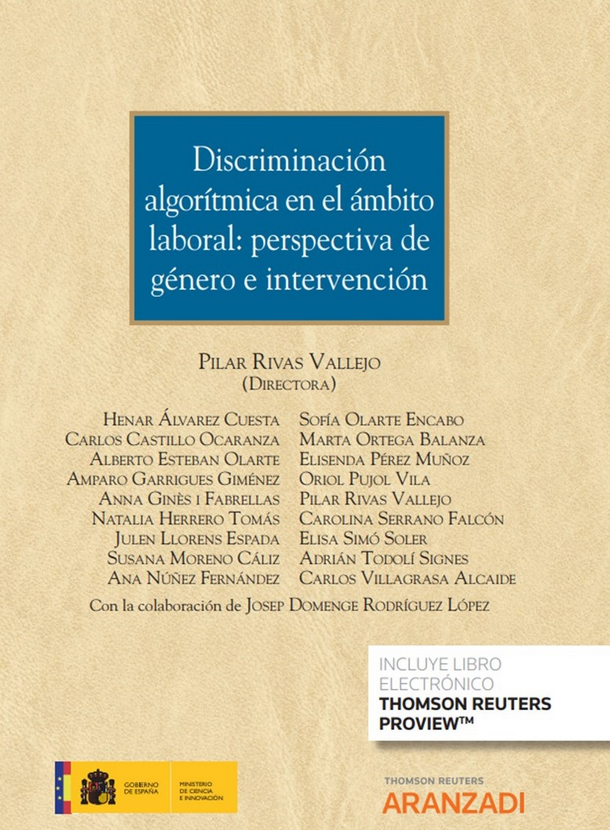 DISCRIMINACIÓN ALGORÍTMICA EN EL ÁMBITO LABORAL: Perspectiva de género e intervención