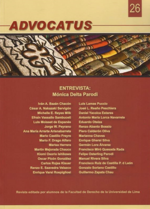 REVISTA ADVOCATUS 26