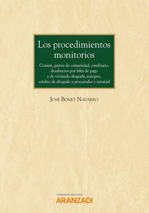 LOS PROCEDIMIENTOS MONITORIOS