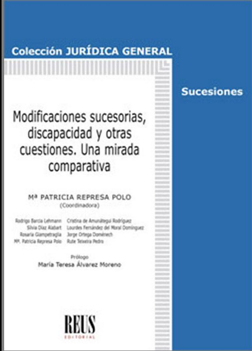 MODIFICACIONES SUCESORIAS, DISCAPACIDAD Y OTRAS CUESTIONES