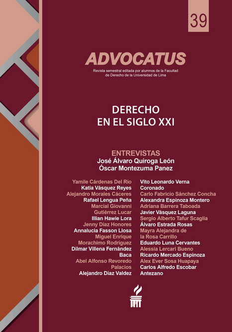 REVISTA ADVOCATUS 39