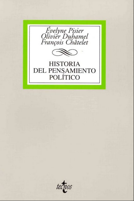 HISTORIA DEL PENSAMIENTO POLÍTICO
