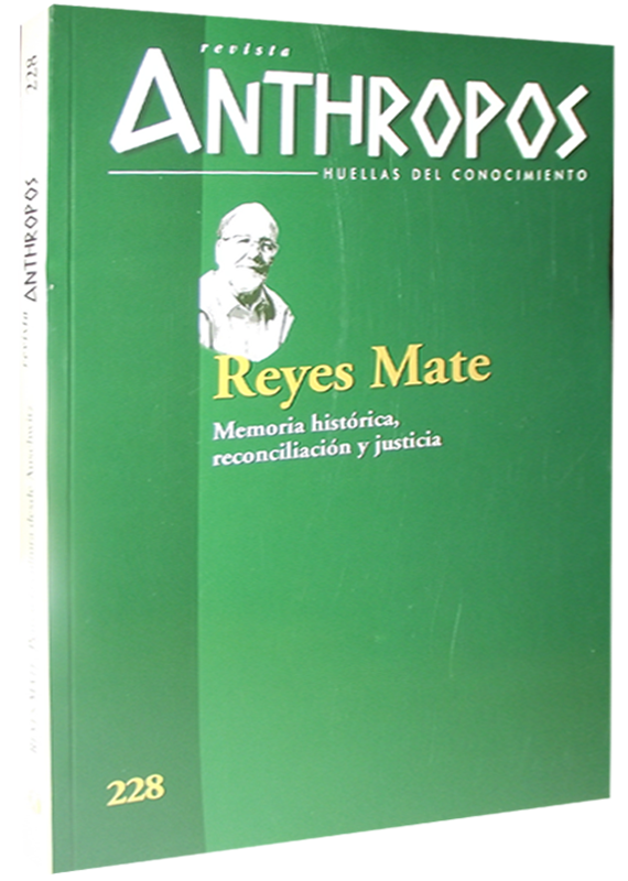 REVISTA ANTHROPOS. HUELLAS DEL CONOCIMIENTO