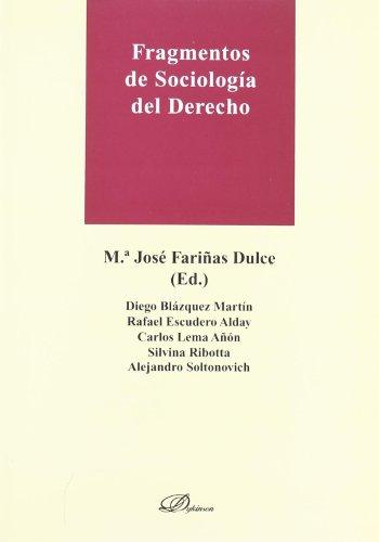 FRAGMENTOS DE SOCIOLOGÍA DEL DERECHO