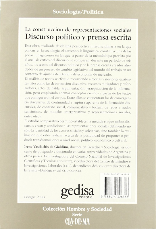 DISCURSO POLÍTICO Y PRENSA ESCRITA