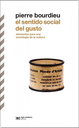 EL SENTIDO SOCIAL DEL GUSTO