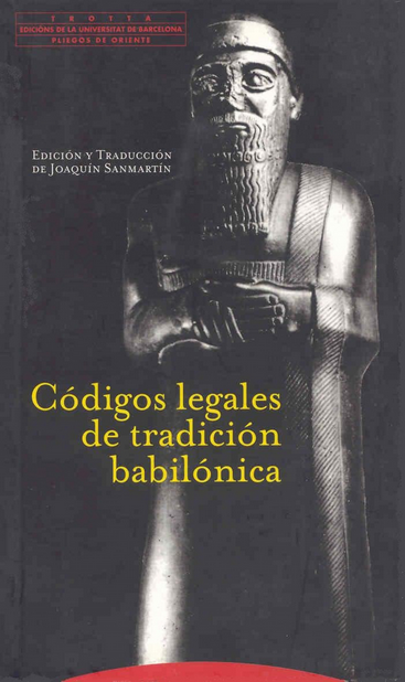 CÓDIGOS LEGALES DE TRADICIÓN BABILÓNICA