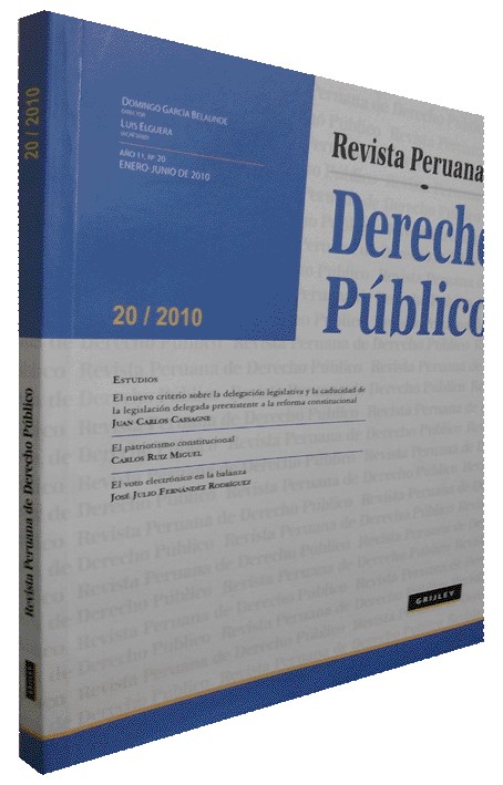 REVISTA PERUANA DE DERECHO PÚBLICO 20
