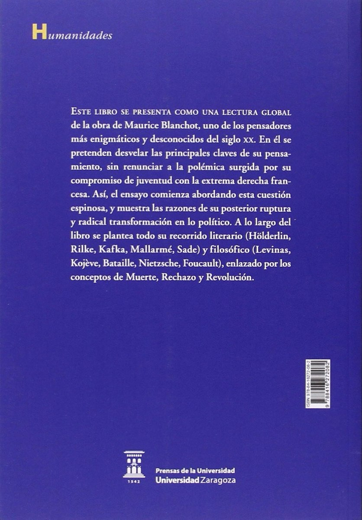 MAURICE BLANCHOT: LA EXIGENCIA POLÍTICA