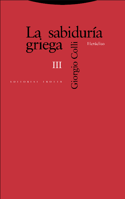 LA SABIDURÍA GRIEGA III