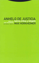 ANHELO DE JUSTICIA