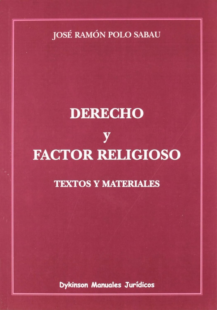 DERECHO Y FACTOR RELIGIOSO