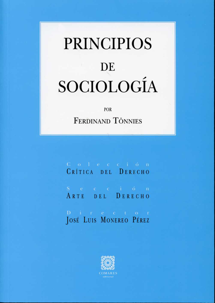 PRINCIPIOS DE SOCIOLOGÍA