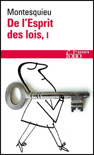 DE I'ESPRIT DES LOIS I