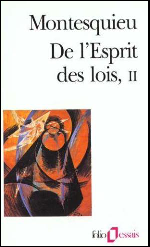DE I'ESPRIT DES LOIS II