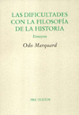 LAS DIFICULTADES CON LA FILOSOFÍA DE LA HISTORIA