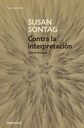 CONTRA LA INTERPRETACIÓN