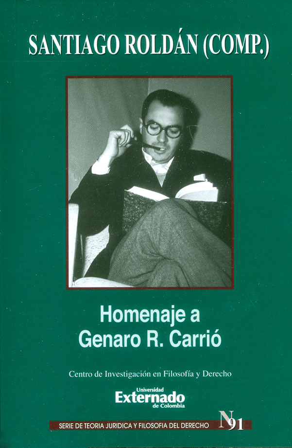 HOMENAJE A GENARO R. CARRIÓ