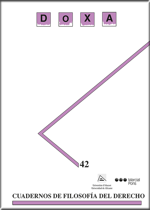DOXA, CUADERNOS DE FILOSOFÍA DEL DERECHO N° 42