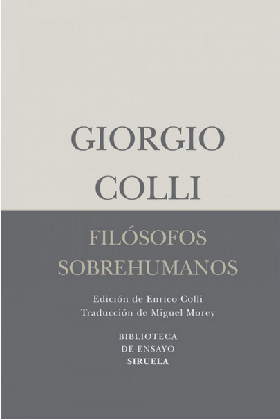 FILÓSOFOS SOBREHUMANOS