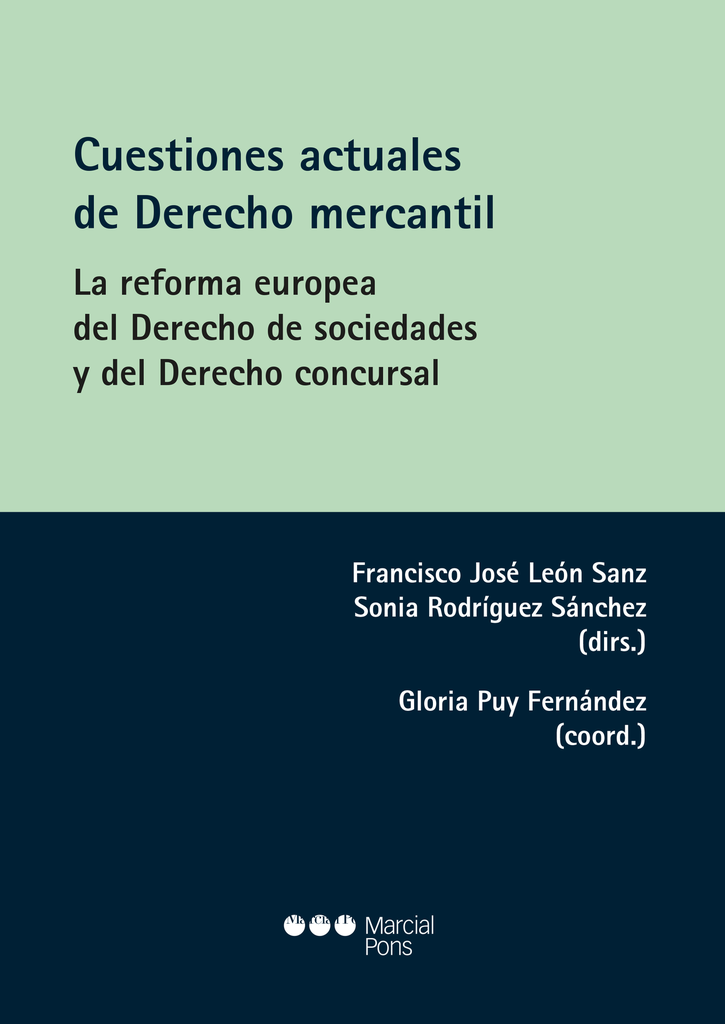 CUESTIONES ACTUALES DE DERECHO MERCANTIL