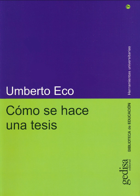 CÓMO SE HACE UNA TESIS
