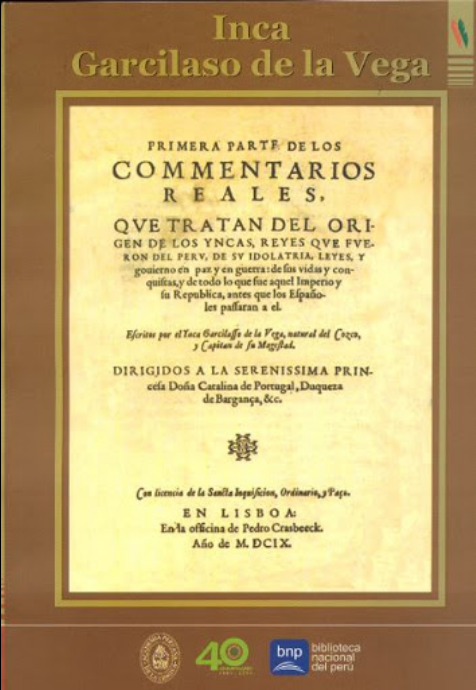 COMENTARIOS REALES DE LOS INCAS